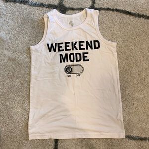 Boys Muscle Shirt Size M 7-8